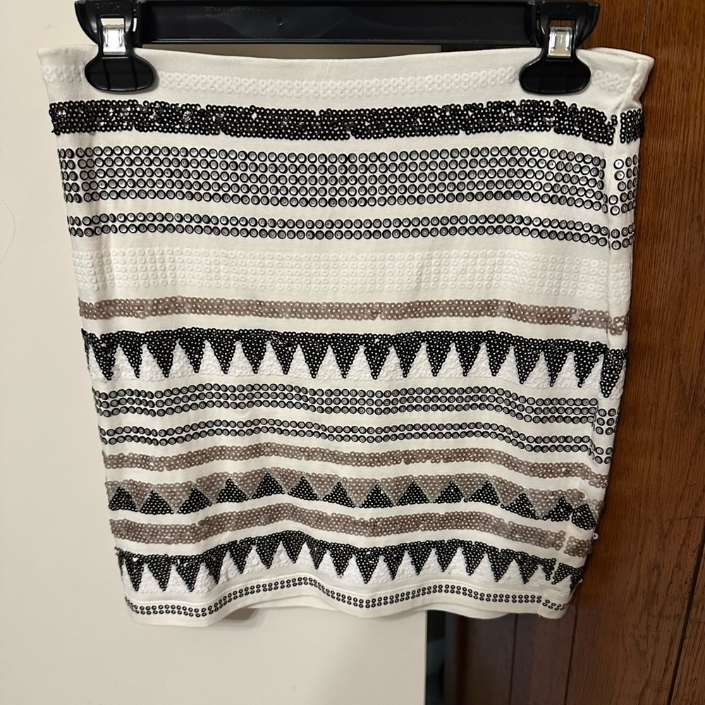 Express Sequin Mini Skirt